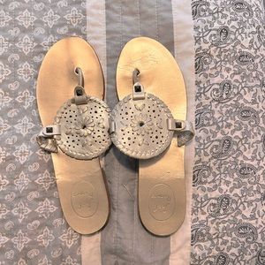 Jack rogers champagne sandals